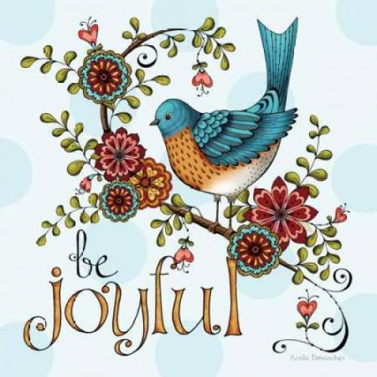 Be Joyful Canvas Art - Karla Dornacher (24 x 24)