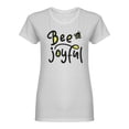 thumbnail image 1 of Be Joyful Shaped T-Shirt Women -Image by Shutterstock, Female x-Large, 1 of 2