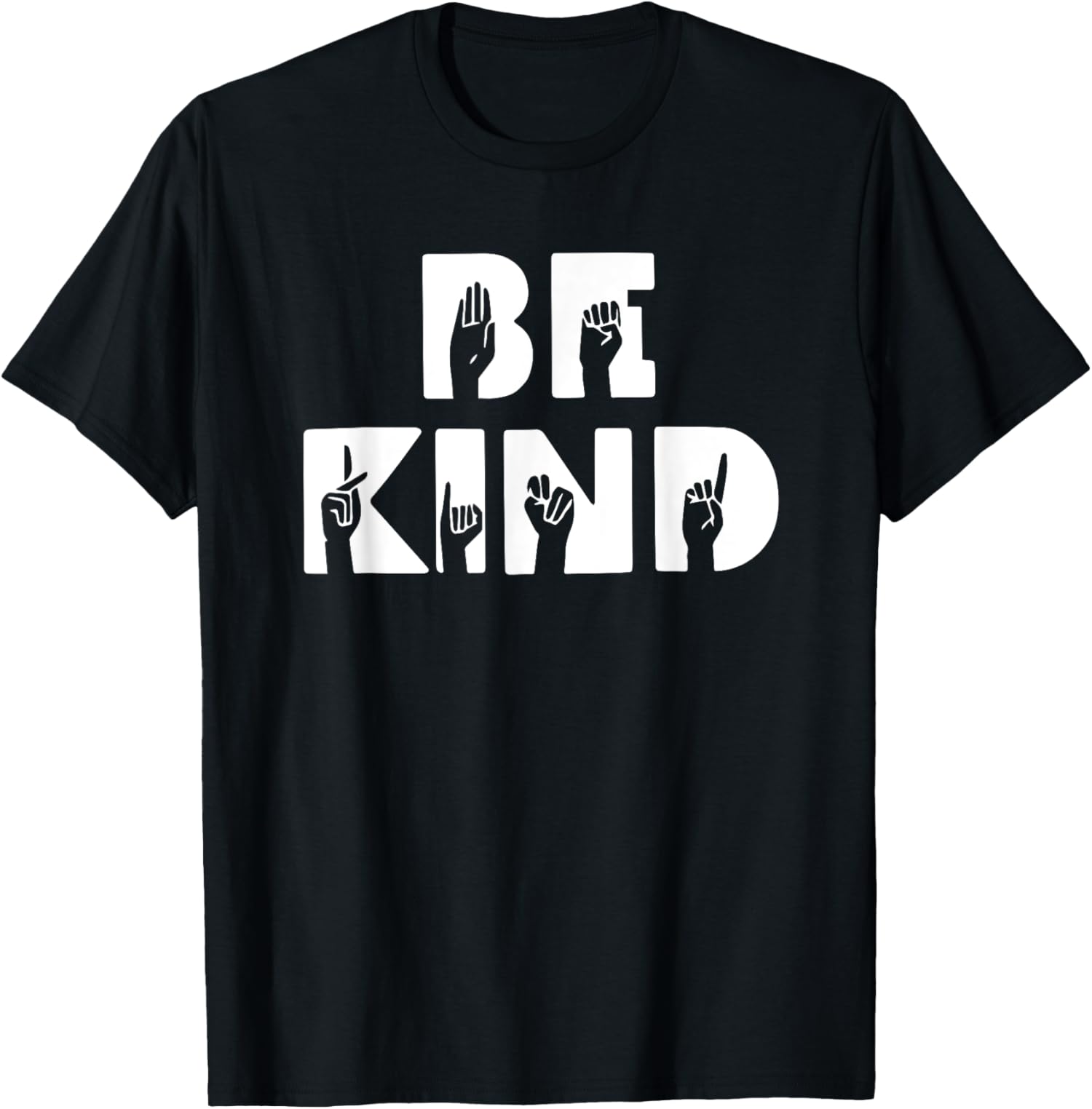 Be Kind ASL Sign Language Deaf Interpreter TShirt
