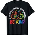 thumbnail image 1 of Be Kind Autism Infinity Butterfly Awareness Men Women T-Shirt, 1 of 4