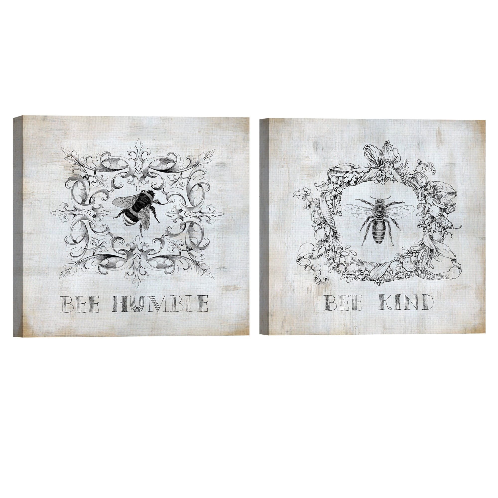 Be Kind & Be Humble by Carol Robinson Set of Canvas Art Prints