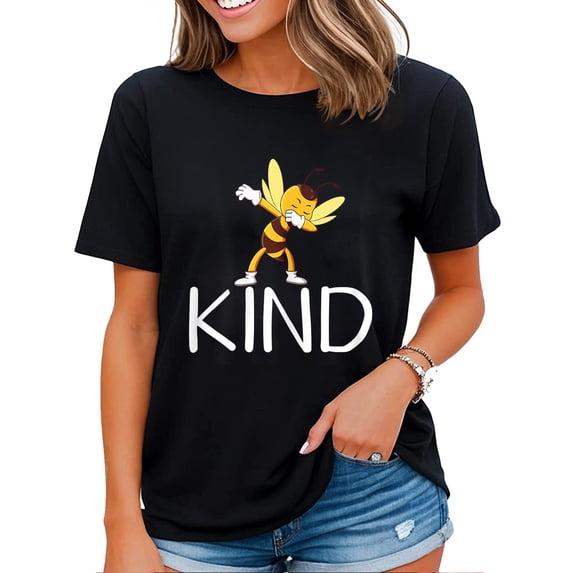 Be Kind Bee Dabbing Kindness for Men Women T-Shirt Black 2X-Large