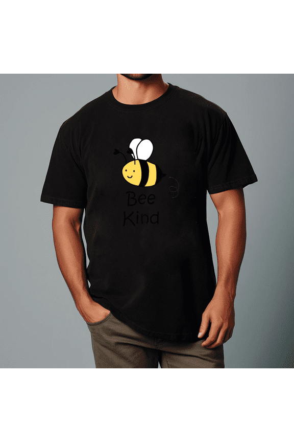 Be Kind Bumble Bee Cute Inspirational Kids Positive Message Unisex T-Shirt, up to Size 5XL