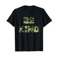 thumbnail image 1 of Be Kind Camo Military Anti-bullying T-Shirt Black Tee, 1 of 5
