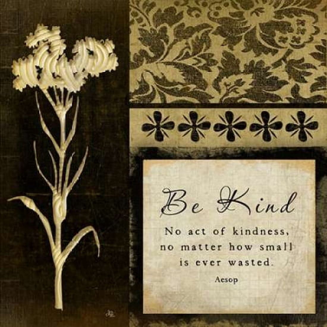 Be Kind Canvas Art - Jennifer Pugh (24 x 24)