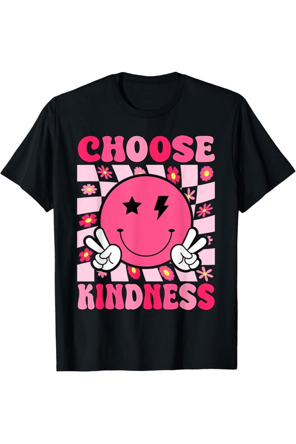 Be Kind Choose Kindness Retro Groovy Inspirational T-Shirt TShirt