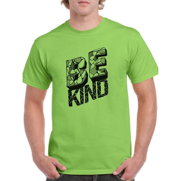 Be Kind Craquelure T-Shirt Men -Image by Shutterstock, Male Large