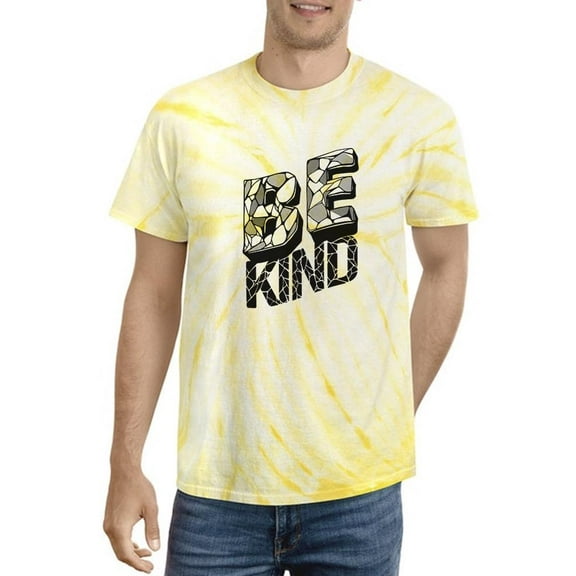 Be Kind Craquelure Tie Dye Cyclone Men - Men , Large