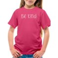 thumbnail image 1 of Be Kind Daisy Lettering T-Shirt Juniors -Image by Shutterstock,  Large, 1 of 4