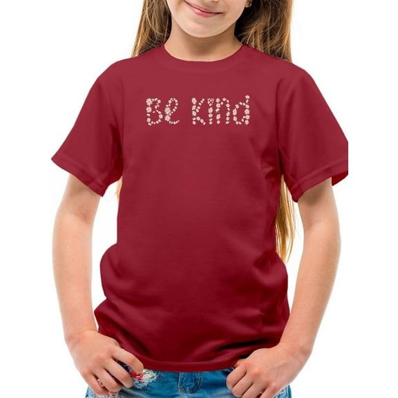 Be Kind Daisy Lettering T-Shirt Juniors -Image by Shutterstock,  x-Small