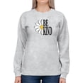 thumbnail image 1 of Be Kind Daisy Sweatshirt Women -Image by Shutterstock, Female Small, 1 of 4