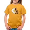 thumbnail image 1 of Be Kind Daisy T-Shirt Juniors -Image by Shutterstock,  Large, 1 of 4
