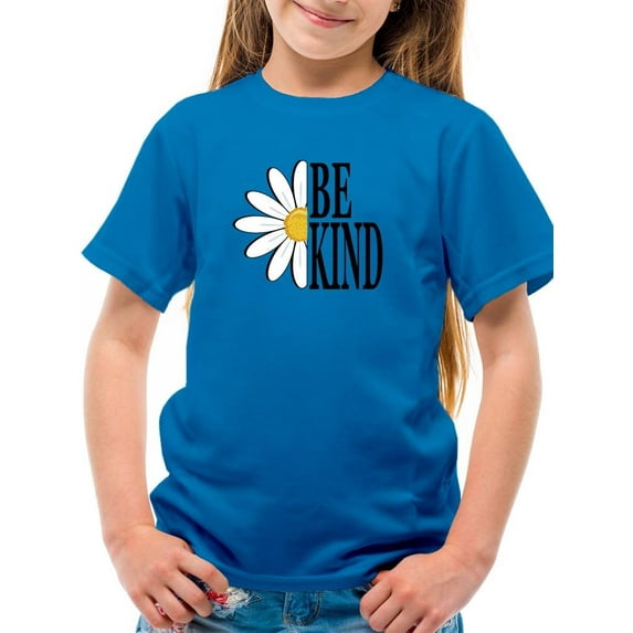 Be Kind Daisy T-Shirt Juniors -Image by Shutterstock, Small