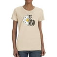 thumbnail image 1 of Be Kind Daisy T-Shirt Women -Image by Shutterstock, Female Small, 1 of 4