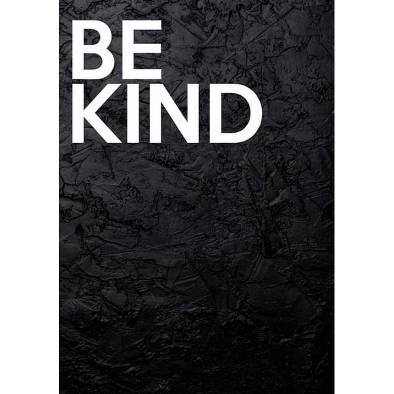 Be Kind: Decorative Book For Styling Your Home - Stack-able Book - Large Text On Spine - 7" x 10", (Paperback)