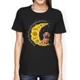 thumbnail image 1 of Be Kind Floral Moon Message In a World Choose Kindness Positive Unisex T-Shirt up to size 5XL, 1 of 2