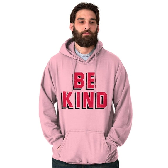 Be Kind Happy Peace Love Inspiring Hoodie Sweatshirt Women Men Brisco Brands 2X
