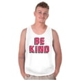 thumbnail image 1 of Be Kind Happy Peace Love Inspiring Plus Size Graphic Tank Top Brisco Brands 3X, 1 of 5