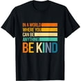 thumbnail image 1 of Be Kind Inspirational Positive Vibes Kindness Positive Quote T-Shirt, 1 of 4