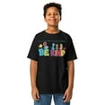 thumbnail image 1 of Be Kind Kids T-Shirt – Positive Message Tee, Inspirational Kindness Shirt, Cute Graphic Tee for Boys & Girls, Motivational Kids Apparel (Black, XS), 1 of 2