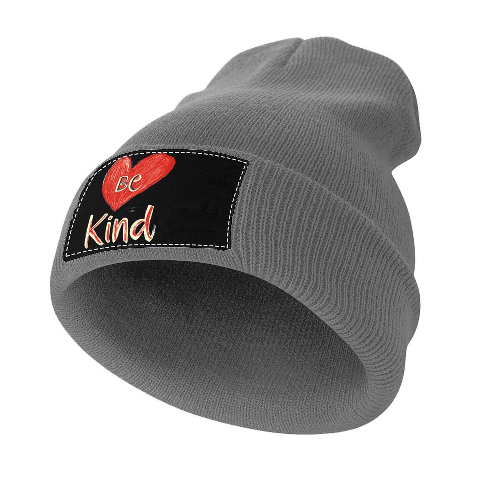 Be Kind Lightweight Beanie Hat Running Skull Cap Knitted Skully Ski