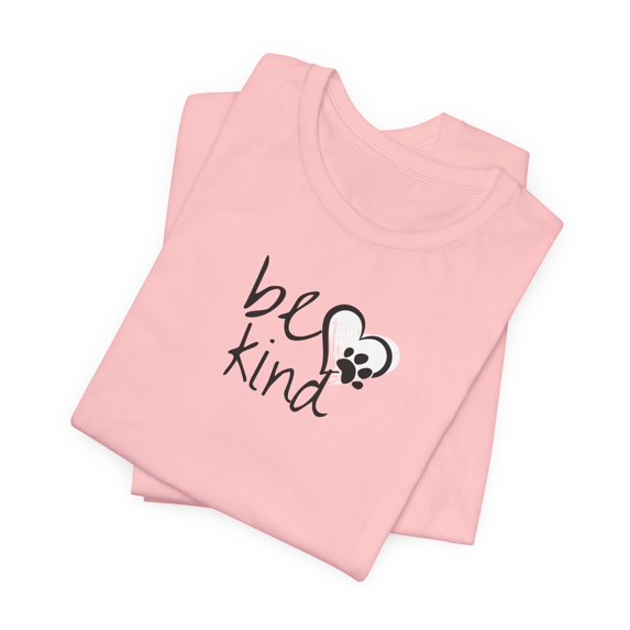 Be Kind Paw Graphic Unisex Jersey Short Sleeve T-shirt