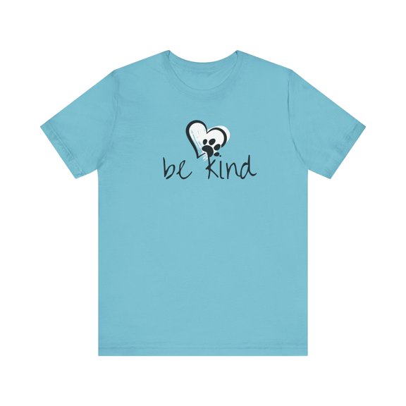 Be Kind Paw Graphic Unisex Jersey Short Sleeve T-shirt