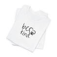 thumbnail image 1 of Be Kind Paw Graphic Unisex Jersey Short Sleeve T-shirt, 1 of 7