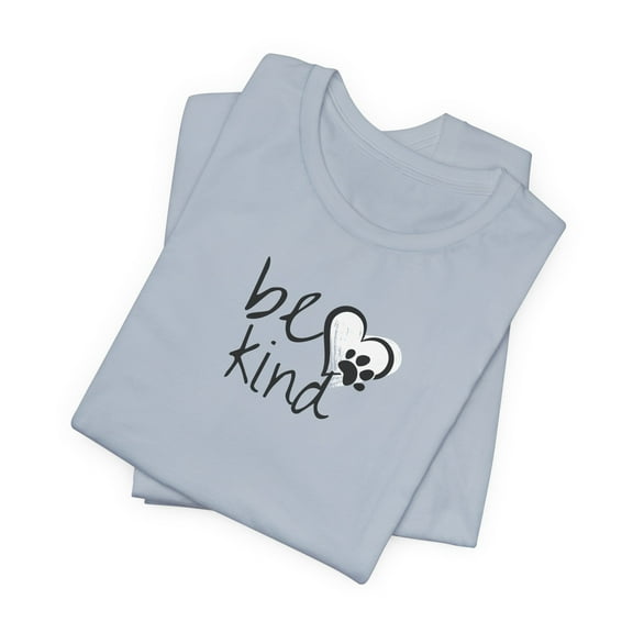 Be Kind Paw Graphic Unisex Jersey Short Sleeve T-shirt