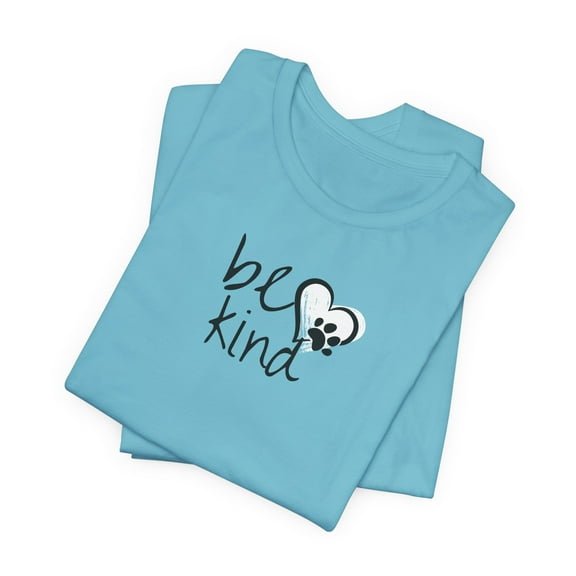 Be Kind Paw Graphic Unisex Jersey Short Sleeve T-shirt
