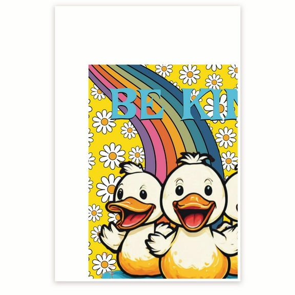 Be Kind Positive Inspirational Feel Good Poster - Classroom Decor - Classroom Posters for Positivity - 12 x 18 Inch Poster - Unframed - Premium 100lb Gloss - Made In USA - BMCP0308