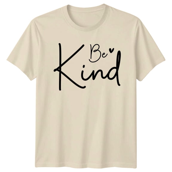 Be Kind Positive Slogan T-Shirt. Inspirational Quote T-Shirt