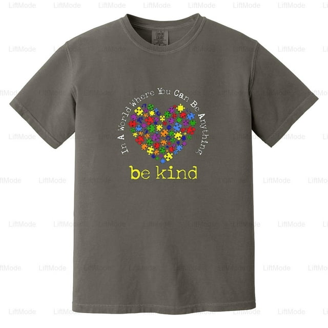 Be Kind Puzzle Heart Autism Awareness Inspirational Support Love Art
