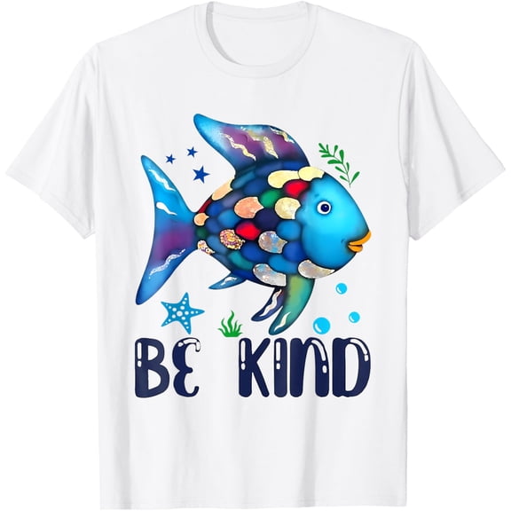 Be Kind Rainbow Fish World Book Day Rainbow Scale Fish T-Shirt TShirt