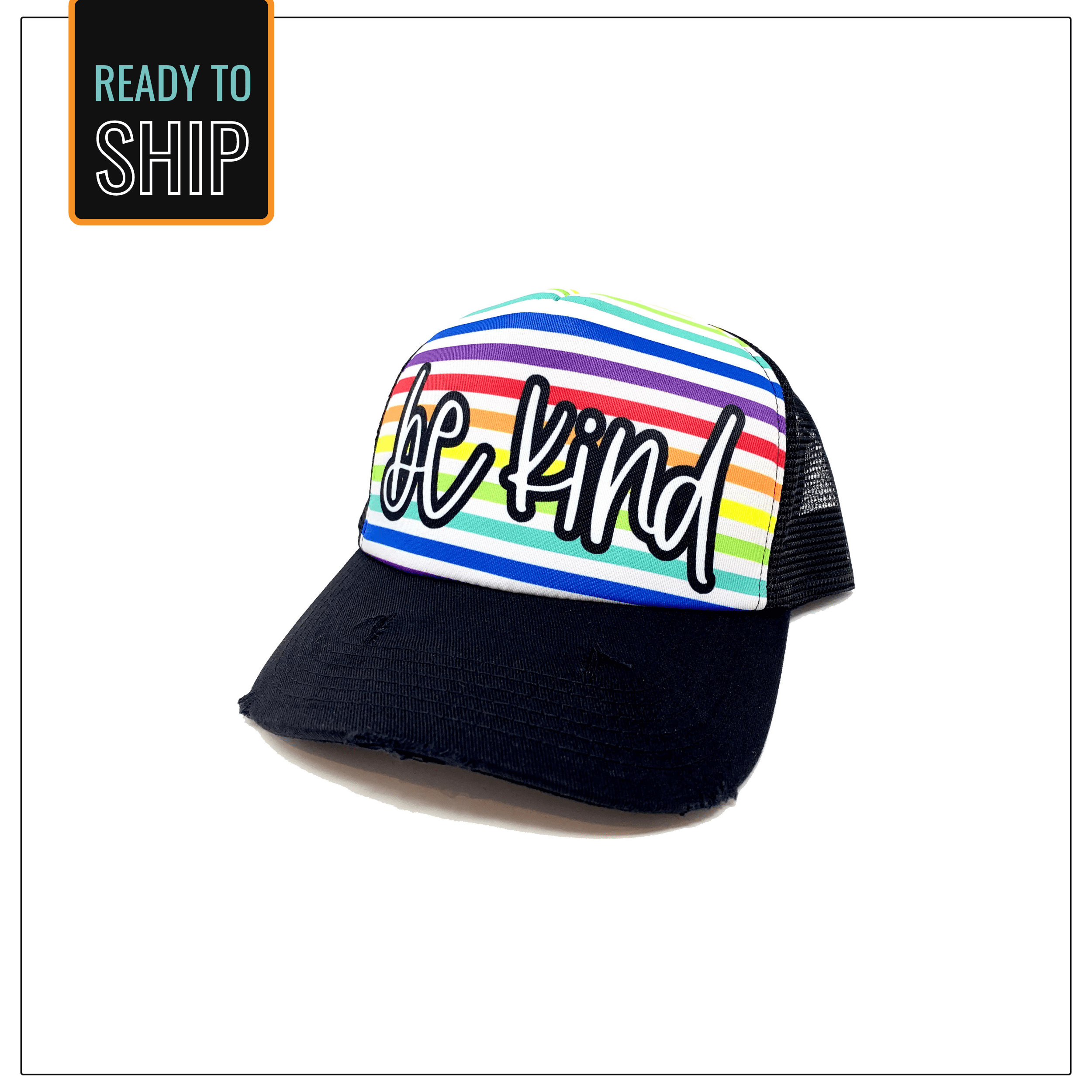 St. Pete Girls Club Trucker Mesh Snapback Unisex Hat Cap PLAYERS CLUB BLACK MINT TWILL MESH TRUCKER main image 3