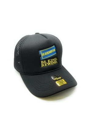 Be Kind Rewind Mesh Trucker Snapback (Black)