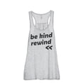 thumbnail image 1 of Be Kind Rewind Women's Fashion Sleeveless Flowy Racerback Tank Top Sport Grey Small, 1 of 5