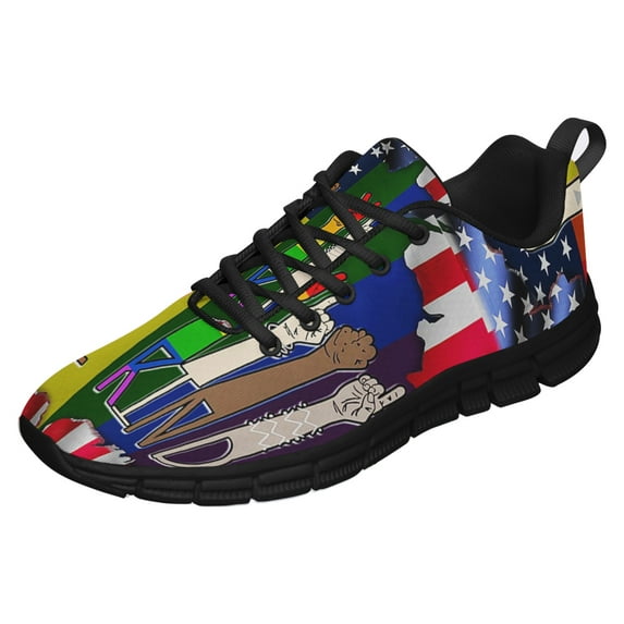 Be Kind Running Shoes Sneakers Mesh Black Size 8.5