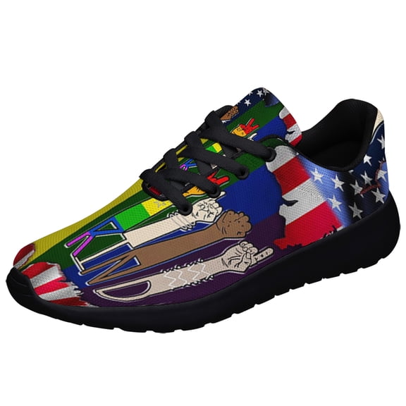 Be Kind Shoes Sneakers for Women Men Black Size 9.5