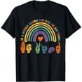thumbnail image 1 of Be Kind Sign Language ASL hands Support T-Shirt, 1 of 4