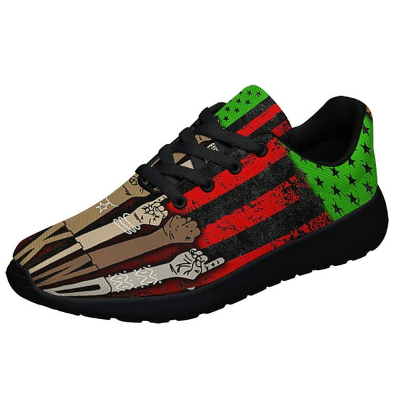 Be Kind Sign Language Black People Shoes Sneakers for Women Men Black Size 11
