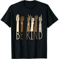 thumbnail image 1 of Be Kind Sign Language Hand Talking Teachers Interpreter ASL T-Shirt, 1 of 4