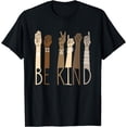 thumbnail image 1 of Be Kind Sign Language Hand Talking Teachers Interpreter ASL T-Shirt, 1 of 4