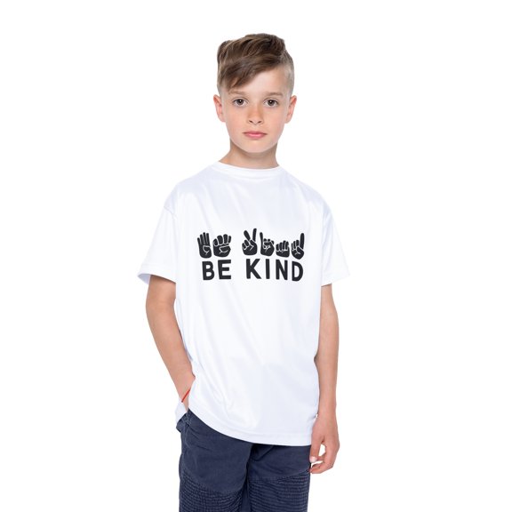 Be Kind Sign Language Kids Sports Jersey (AOP)