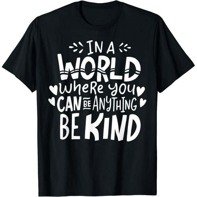 Be Kind Summer Short Sleeve Casual Cotton T-shirt - Walmart.com