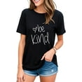 thumbnail image 1 of Be Kind T Shirts Women Cute Graphic Blessed Shirt Funny Inspirational Teacher Fall Tees Tops, 1 of 3