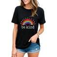 thumbnail image 1 of Be Kind T Shirts Women Cute Graphic Blessed Shirt Funny Inspirational Teacher Fall Tees Tops, 1 of 3