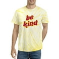 thumbnail image 1 of Be Kind Text Tie Dye Cyclone Men -Smartprints Designs, Male Medium, 1 of 2