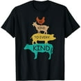 thumbnail image 1 of Be Kind To Every Kind Retro Vintage Funny Vegetarian Vegan T-Shirt, 1 of 3