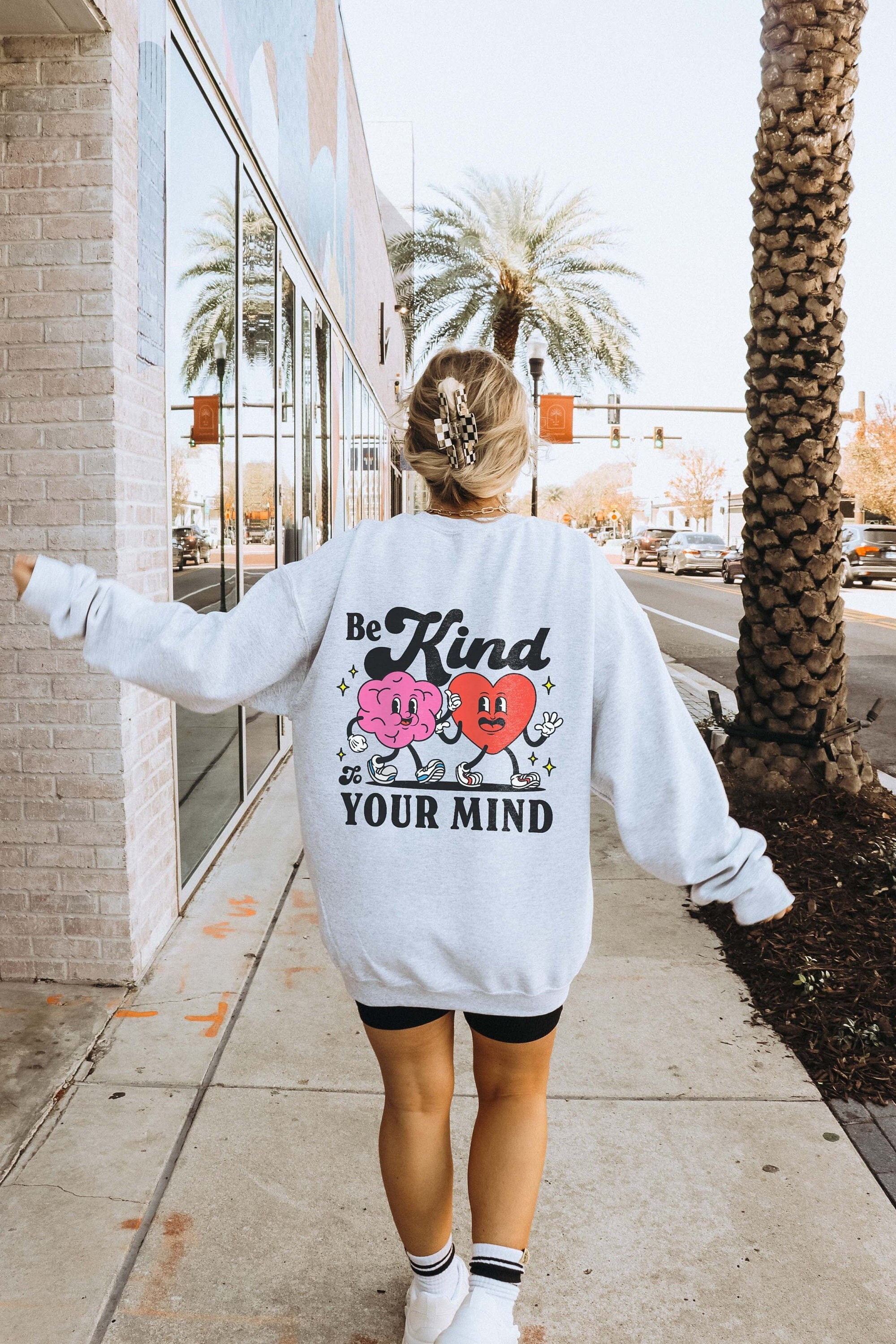 Be Kind To Your Mind Mental Health Sweatshirt Trendy Crewneck Aesthetic ...